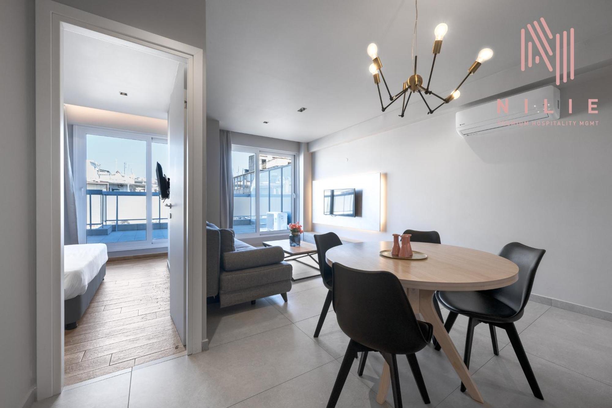 Ferienwohnung Big Apple, Nilie Hospitality Mgmt Thessaloniki Exterior foto